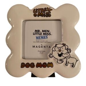 Mr Men Little Miss DOG MOM Frame By Magenta 4x4 Pet Owner Mother's Day Gift